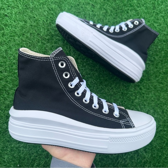 Converse Chuck Taylor All Star Move Hi Black - Picture 3 of 14